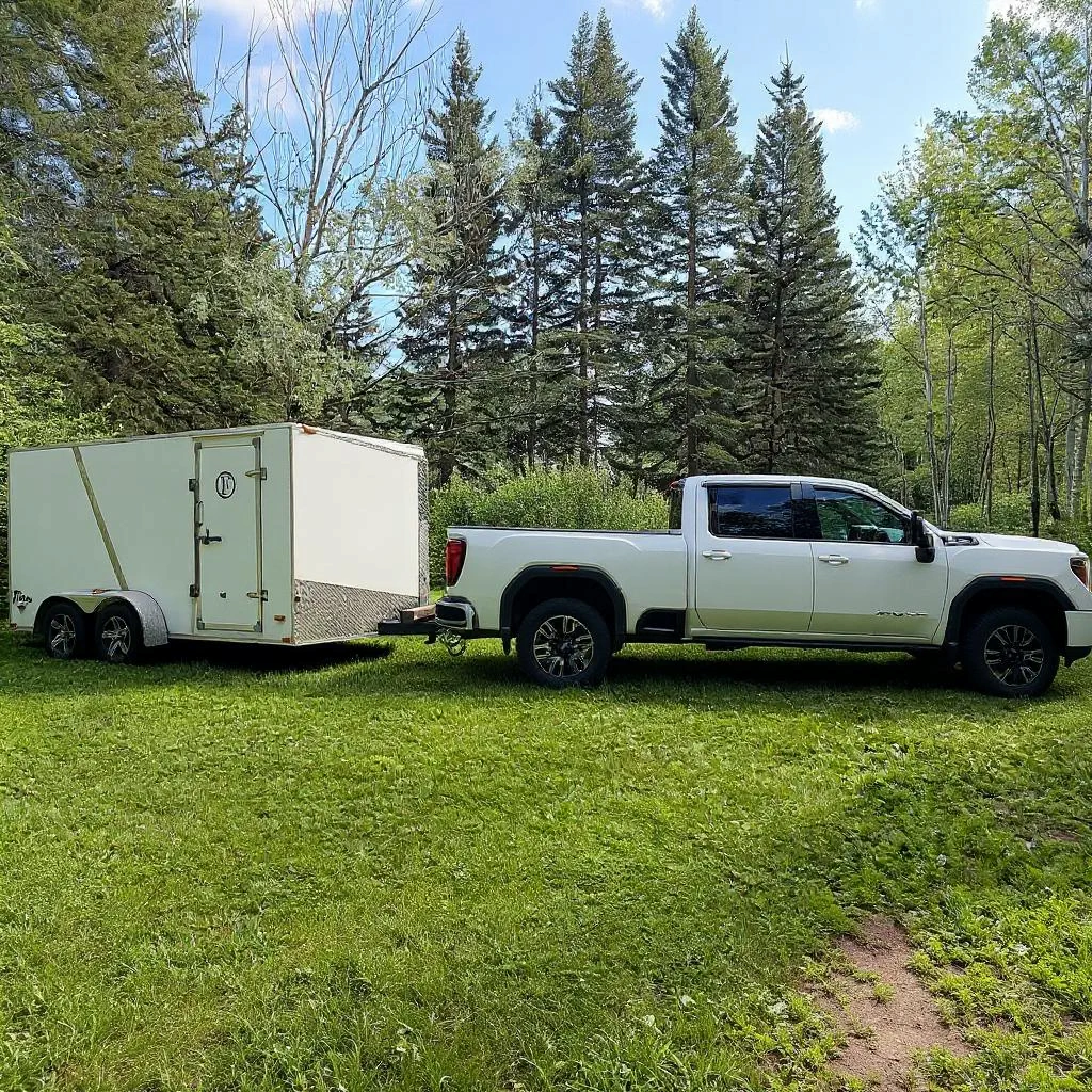 Fennell Insulation owner with branded truck and trailer